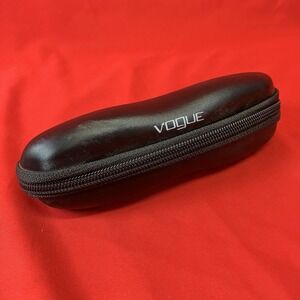 Vogue Semi-Hard Zipper Case Only / Eyeglasses Sunglasses / Black /Sun Reading #1